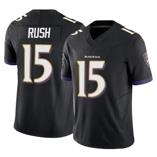 Cooper Rush Baltimore Ravens Men's Limited Vapor F.U.S.E. Nike Jersey - Black