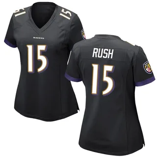 Cooper Rush Baltimore Ravens Women's Game Nike Jersey - Black