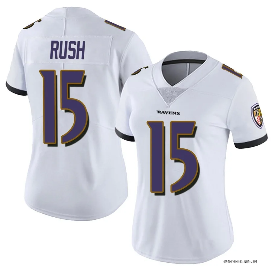 Cooper Rush Baltimore Ravens Women's Limited Vapor Untouchable Nike Jersey - White