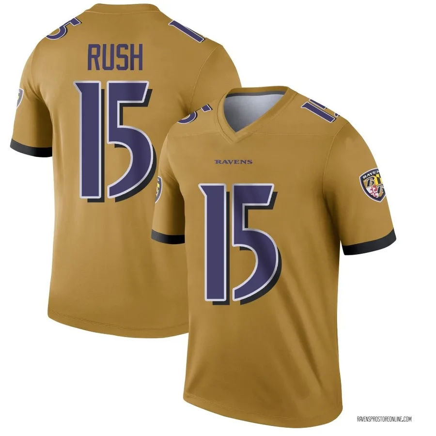 Cooper Rush Baltimore Ravens Youth Legend Inverted Nike Jersey - Gold