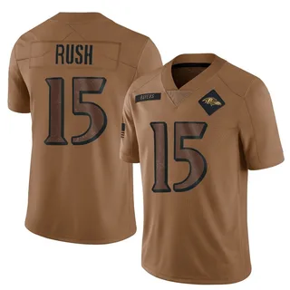 Cooper Rush Baltimore Ravens Youth Limited 2023 Salute To Service Nike Jersey - Brown