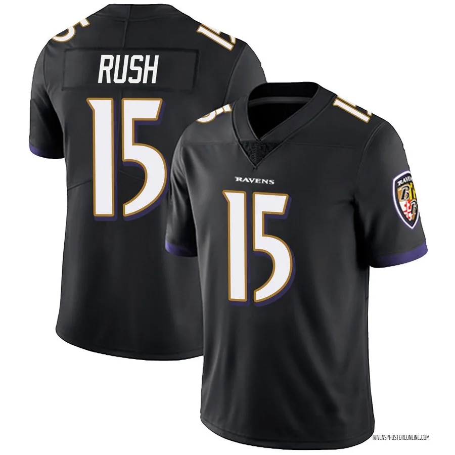 Cooper Rush Baltimore Ravens Youth Limited Alternate Vapor Untouchable Nike Jersey - Black