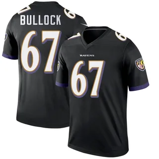 Corey Bullock Baltimore Ravens Men's Legend Nike Jersey - Black