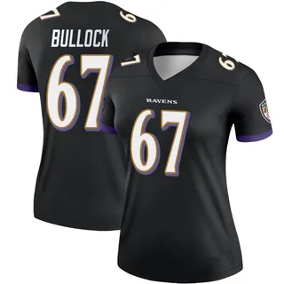Corey Bullock Baltimore Ravens Women's Legend Nike Jersey - Black