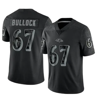 Corey Bullock Baltimore Ravens Youth Limited Reflective Nike Jersey - Black