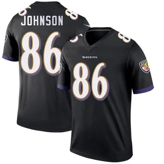 Cornelius Johnson Baltimore Ravens Men's Legend Nike Jersey - Black