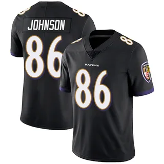 Cornelius Johnson Baltimore Ravens Men's Limited Alternate Vapor Untouchable Nike Jersey - Black