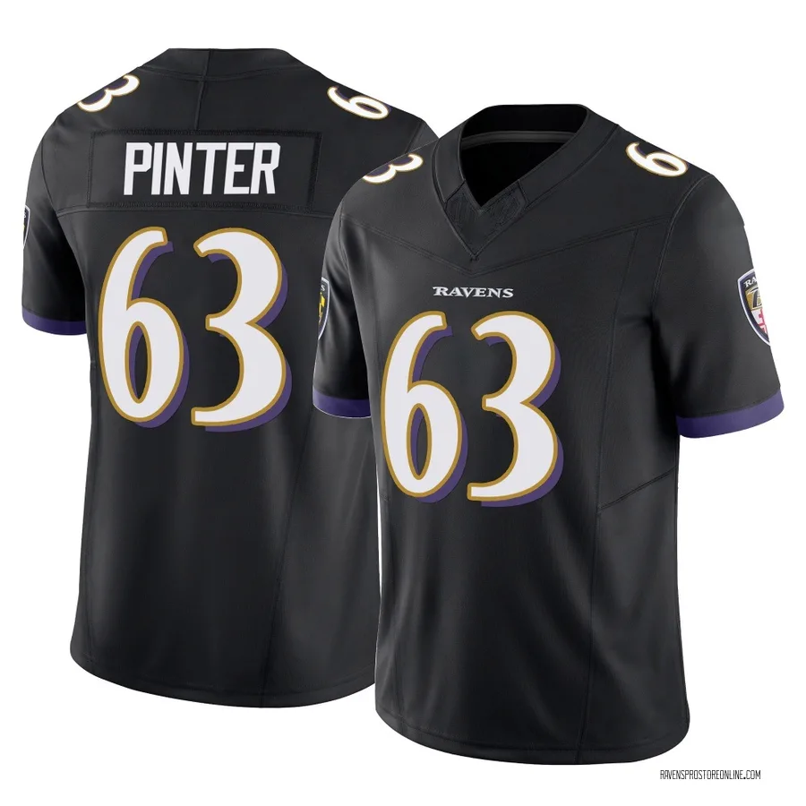 Danny Pinter Baltimore Ravens Men's Limited Vapor F.U.S.E. Nike Jersey - Black