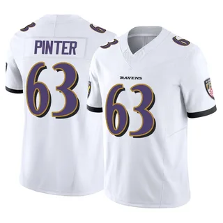 Danny Pinter Baltimore Ravens Men's Limited Vapor F.U.S.E. Nike Jersey - White