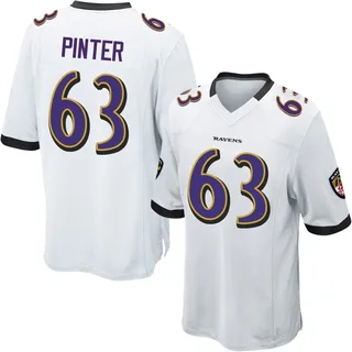 Danny Pinter Baltimore Ravens Youth Game Nike Jersey - White