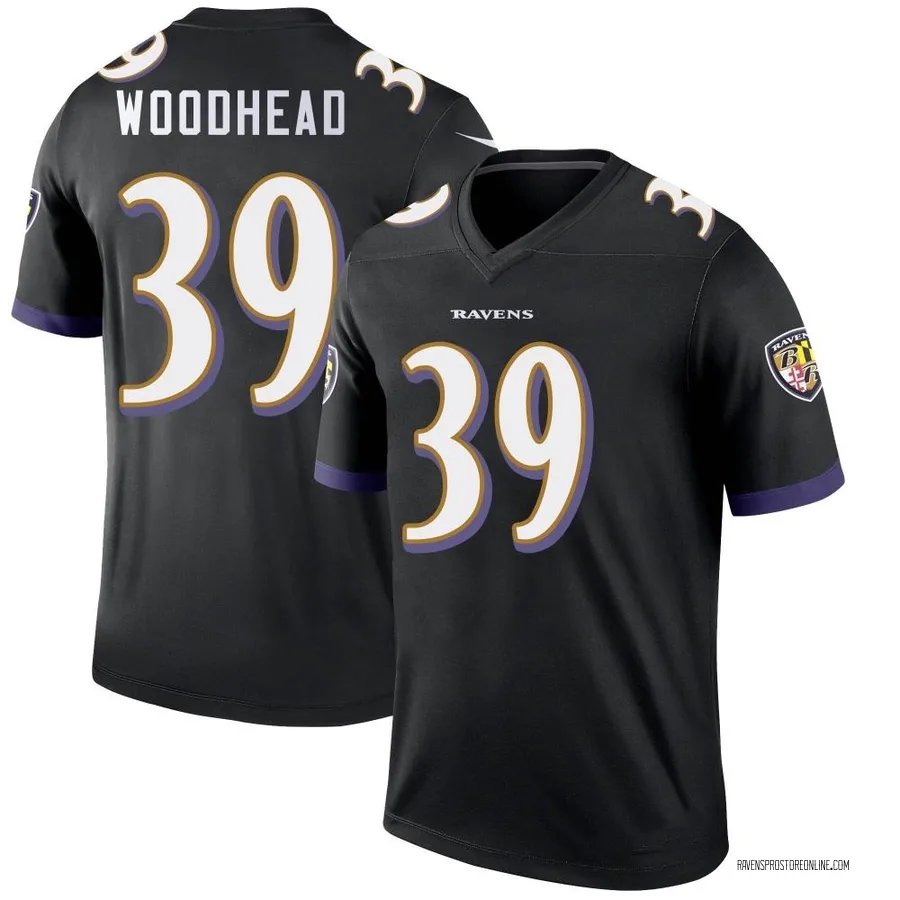 Danny Woodhead Baltimore Ravens Men's Legend Nike Jersey - Black