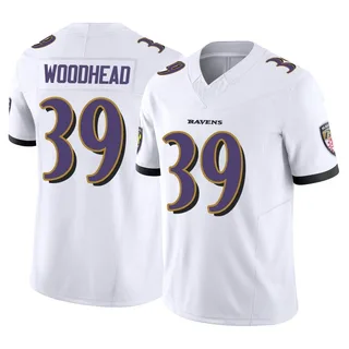Danny Woodhead Baltimore Ravens Men's Limited Vapor F.U.S.E. Nike Jersey - White