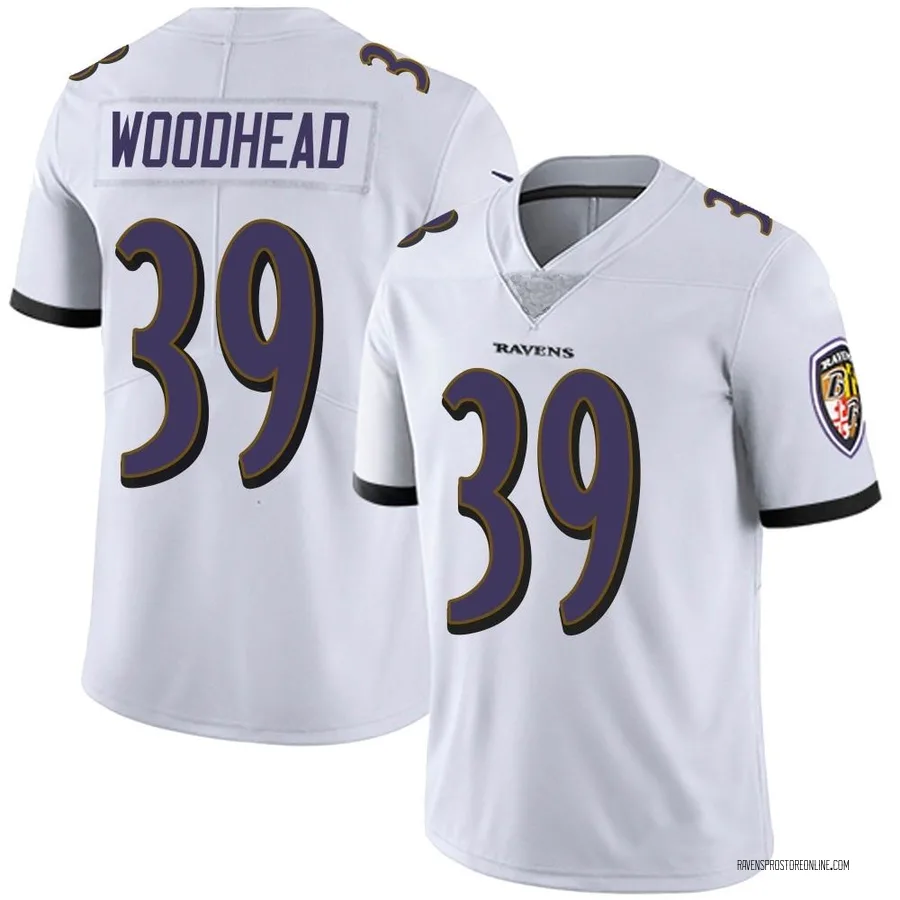 Danny Woodhead Baltimore Ravens Men's Limited Vapor Untouchable Nike Jersey - White
