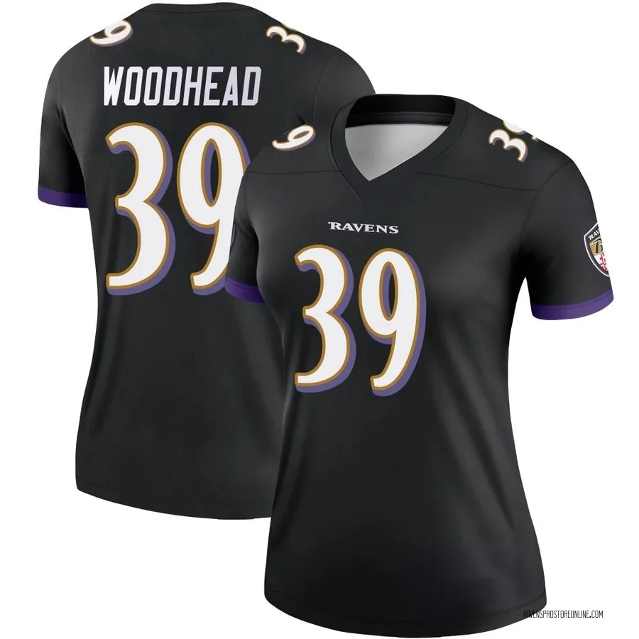 Danny Woodhead Baltimore Ravens Women's Legend Nike Jersey - Black
