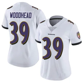 Danny Woodhead Baltimore Ravens Women's Limited Vapor Untouchable Nike Jersey - White