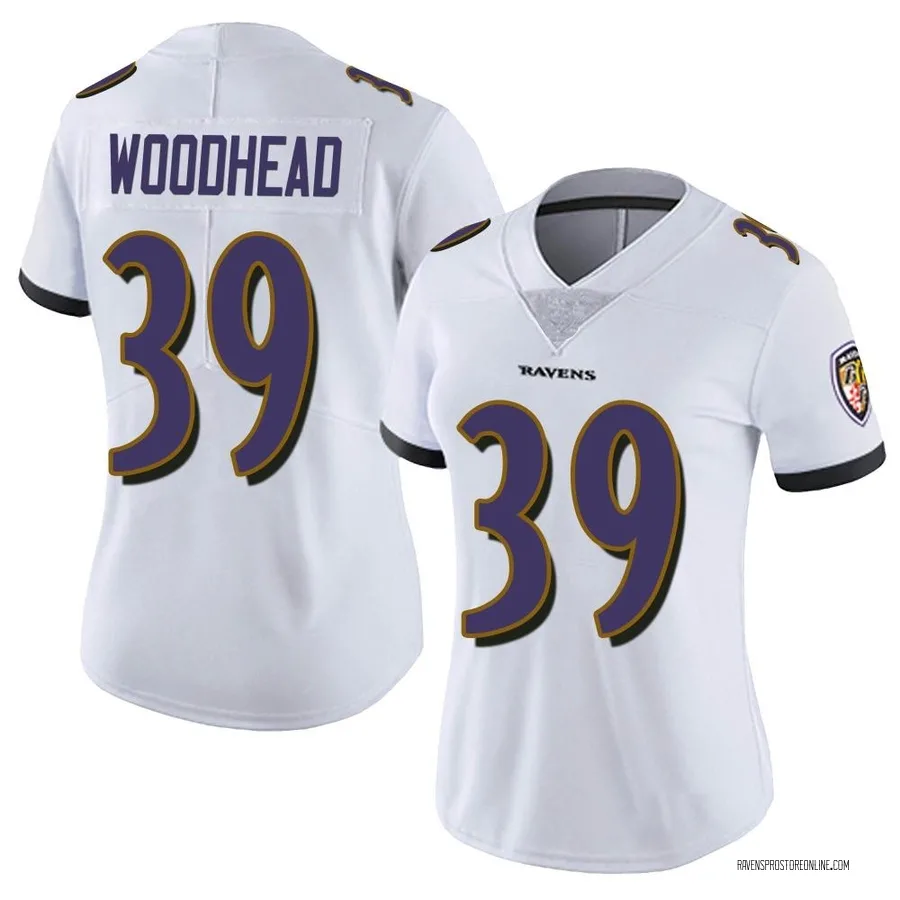 Danny Woodhead Baltimore Ravens Women's Limited Vapor Untouchable Nike Jersey - White