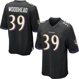 Danny Woodhead Baltimore Ravens Youth Game Nike Jersey - Black