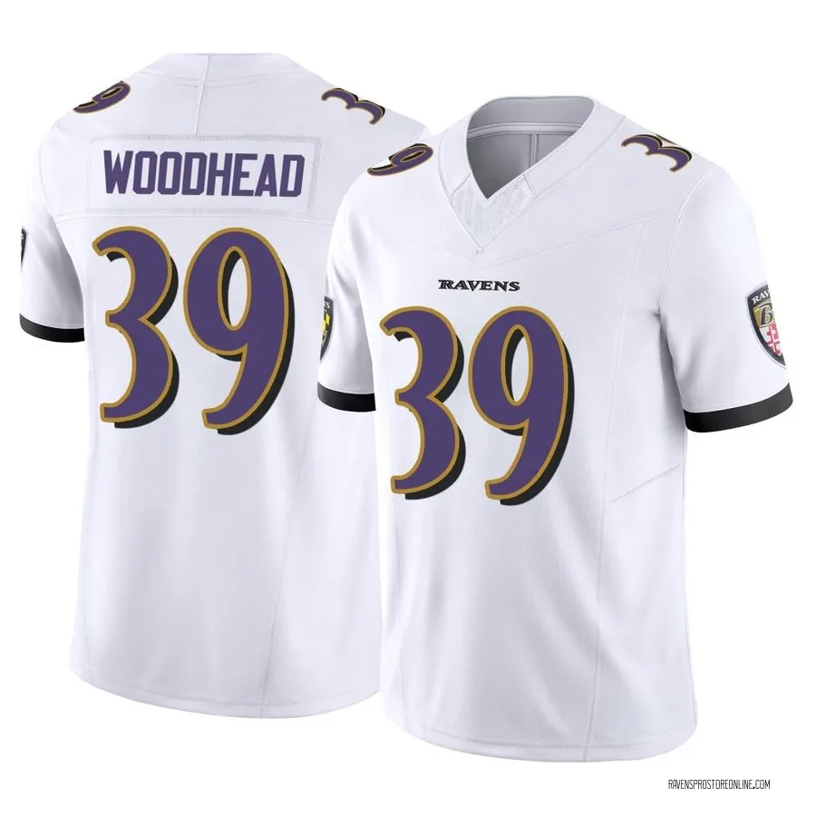 Danny Woodhead Baltimore Ravens Youth Limited Vapor F.U.S.E. Nike Jersey - White