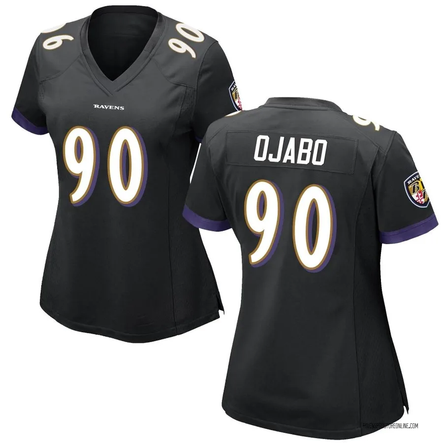 David Ojabo Baltimore Ravens Women's Game Nike Jersey - Black