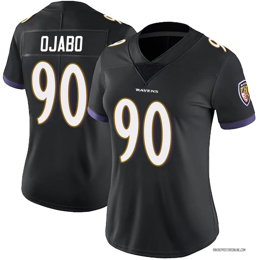 David Ojabo Baltimore Ravens Women's Limited Alternate Vapor Untouchable Nike Jersey - Black