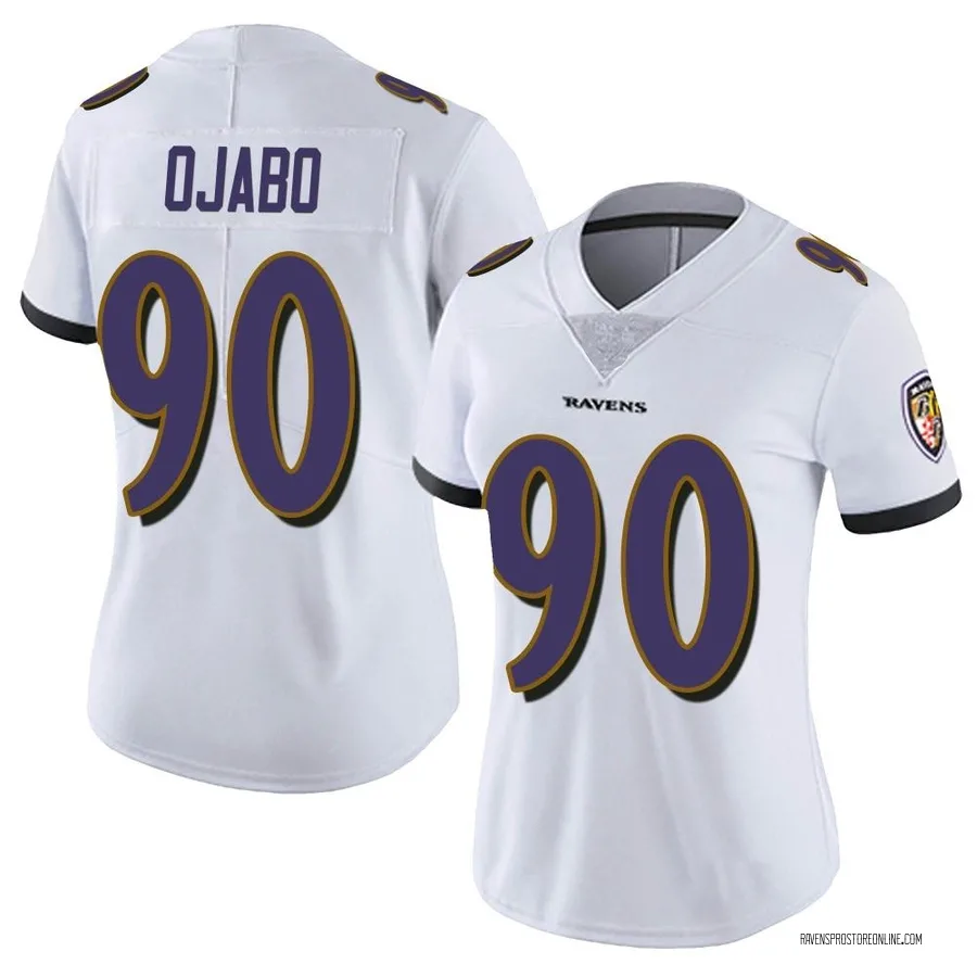 David Ojabo Baltimore Ravens Women's Limited Vapor Untouchable Nike Jersey - White