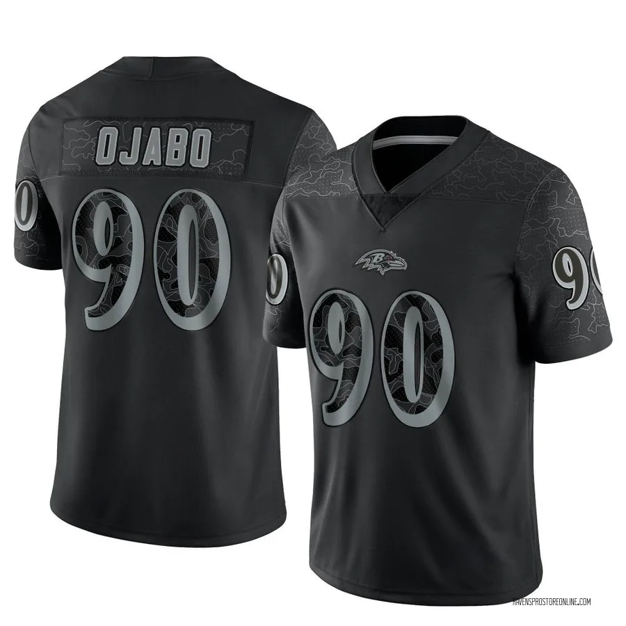 David Ojabo Baltimore Ravens Youth Limited Reflective Nike Jersey - Black