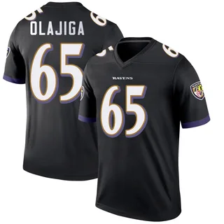 David Olajiga Baltimore Ravens Youth Legend Nike Jersey - Black