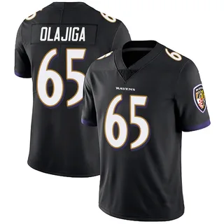 David Olajiga Baltimore Ravens Youth Limited Alternate Vapor Untouchable Nike Jersey - Black