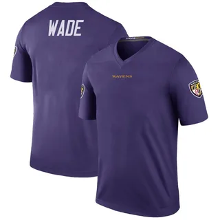 Dayton Wade Baltimore Ravens Men's Color Rush Legend Nike Jersey - Purple