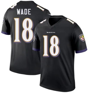 Dayton Wade Baltimore Ravens Men's Legend Nike Jersey - Black