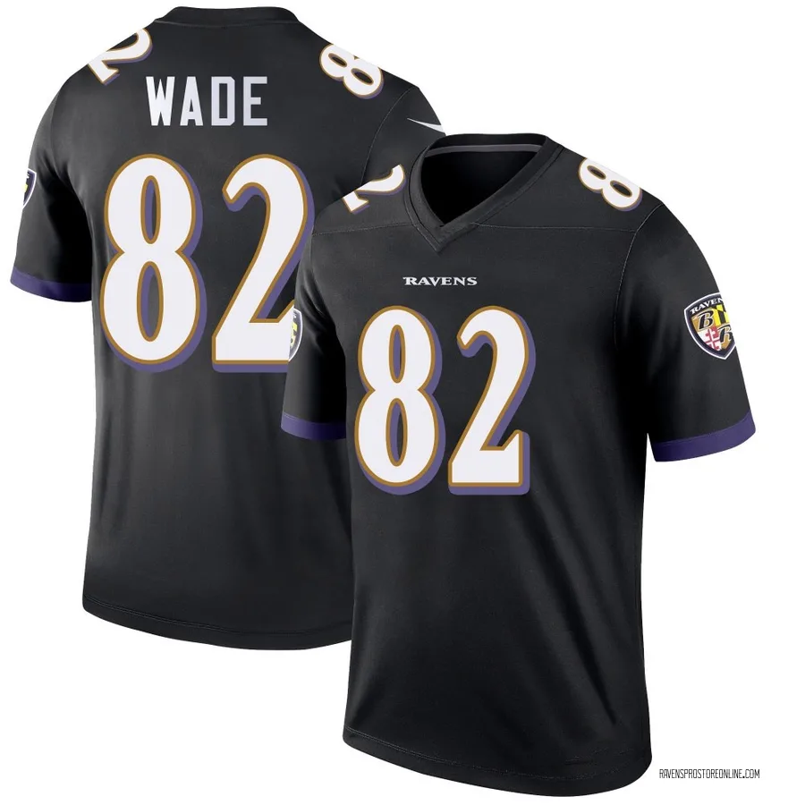 Dayton Wade Baltimore Ravens Men's Legend Nike Jersey - Black