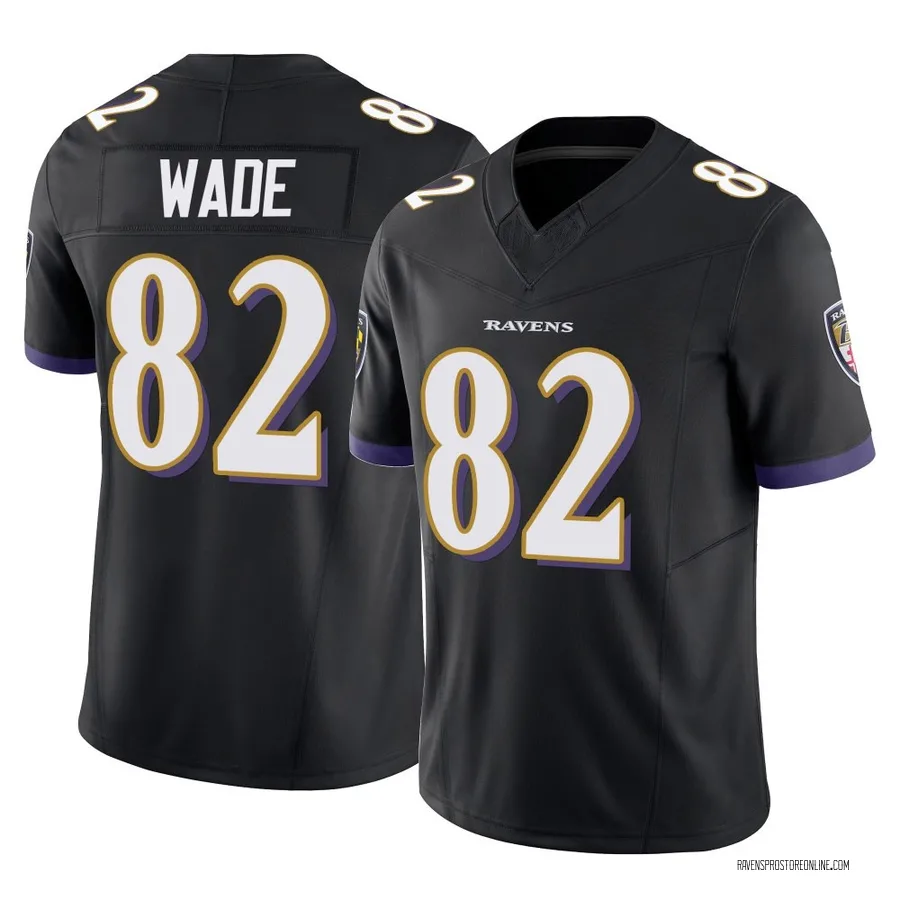 Dayton Wade Baltimore Ravens Men's Limited Vapor F.U.S.E. Nike Jersey - Black