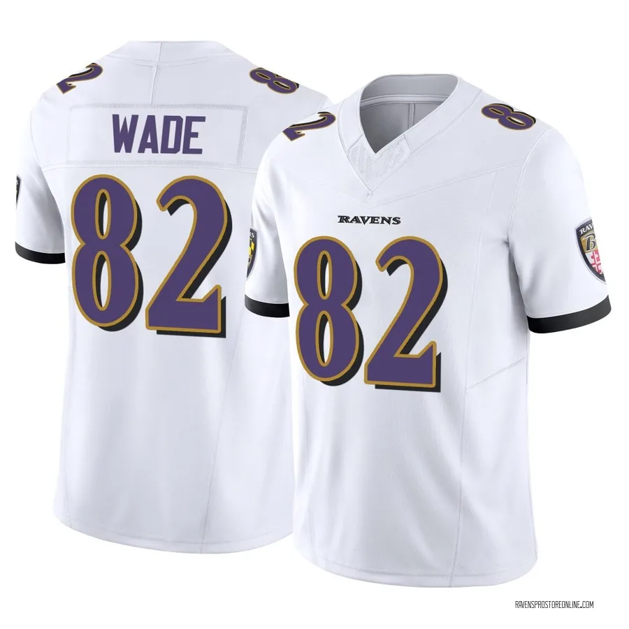 Dayton Wade Baltimore Ravens Men's Limited Vapor F.U.S.E. Nike Jersey - White