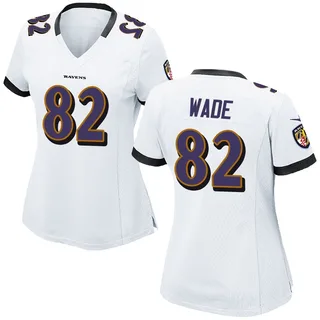 Dayton Wade Baltimore Ravens Women's Game Nike Jersey - White
