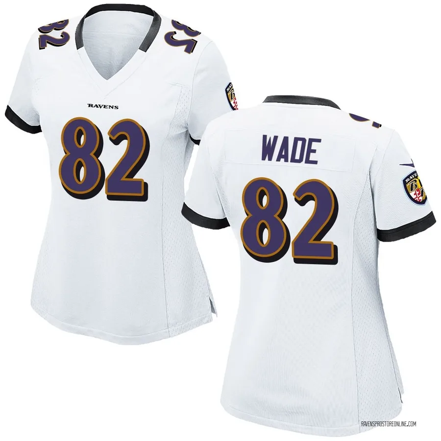 Dayton Wade Baltimore Ravens Women's Game Nike Jersey - White