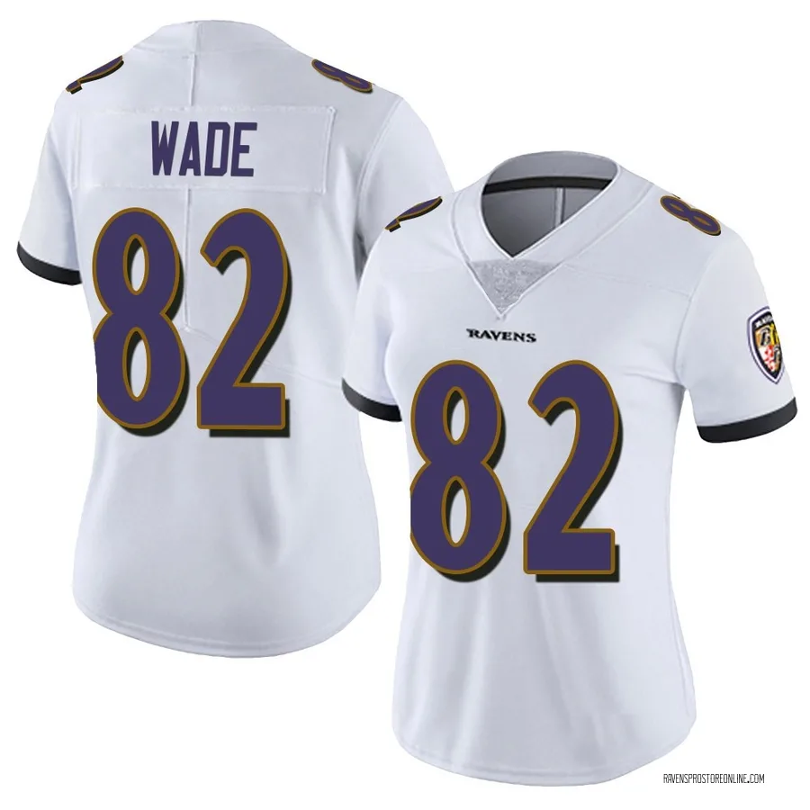 Dayton Wade Baltimore Ravens Women's Limited Vapor Untouchable Nike Jersey - White