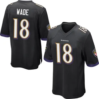 Dayton Wade Baltimore Ravens Youth Game Nike Jersey - Black