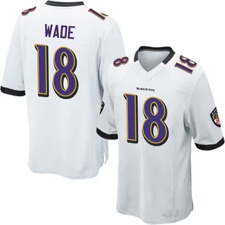 Dayton Wade Baltimore Ravens Youth Game Nike Jersey - White