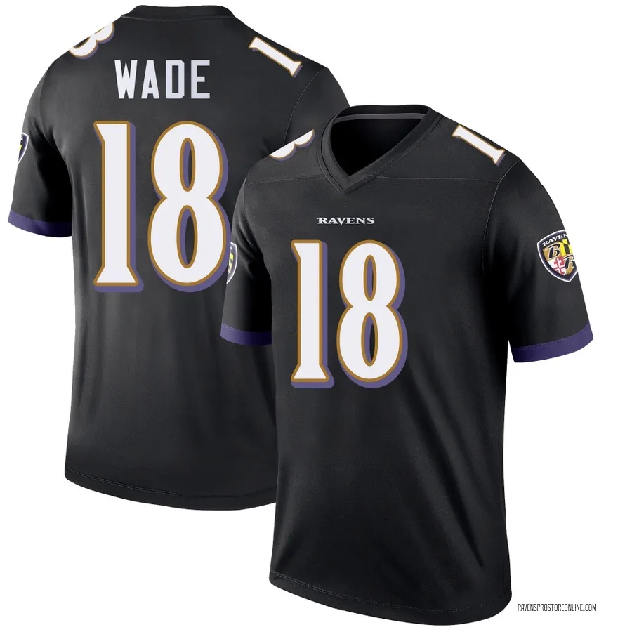 Dayton Wade Baltimore Ravens Youth Legend Nike Jersey - Black
