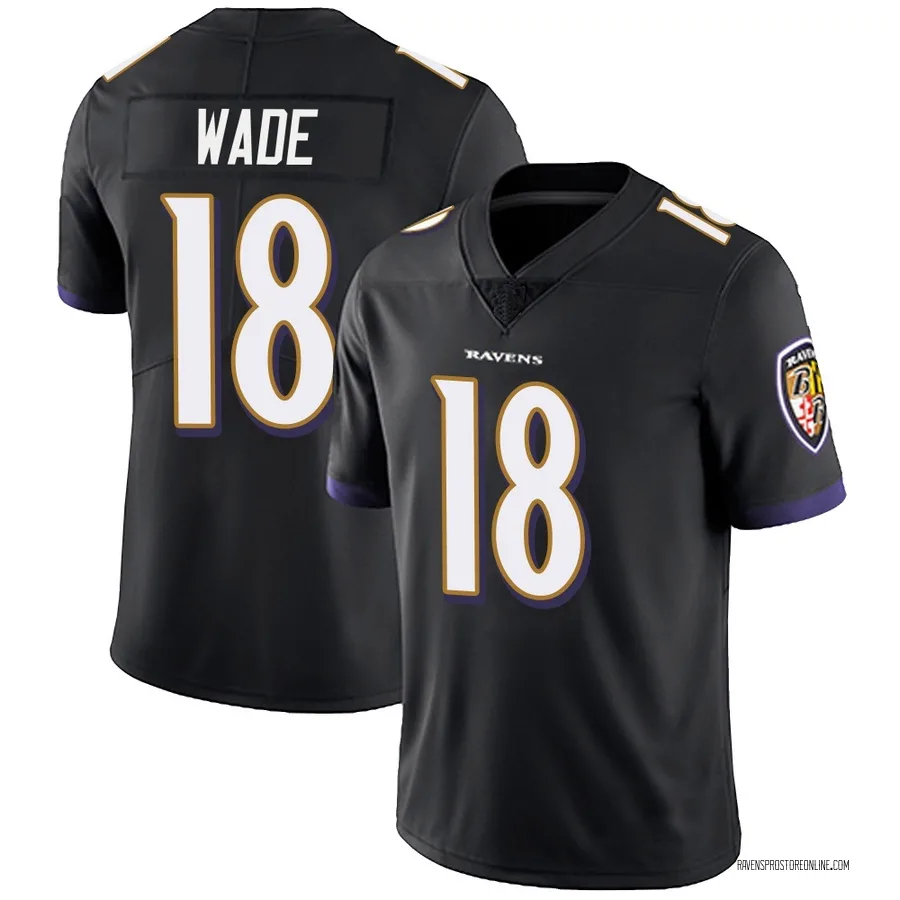Dayton Wade Baltimore Ravens Youth Limited Alternate Vapor Untouchable Nike Jersey - Black