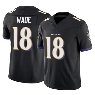 Dayton Wade Baltimore Ravens Youth Limited Vapor F.U.S.E. Nike Jersey - Black