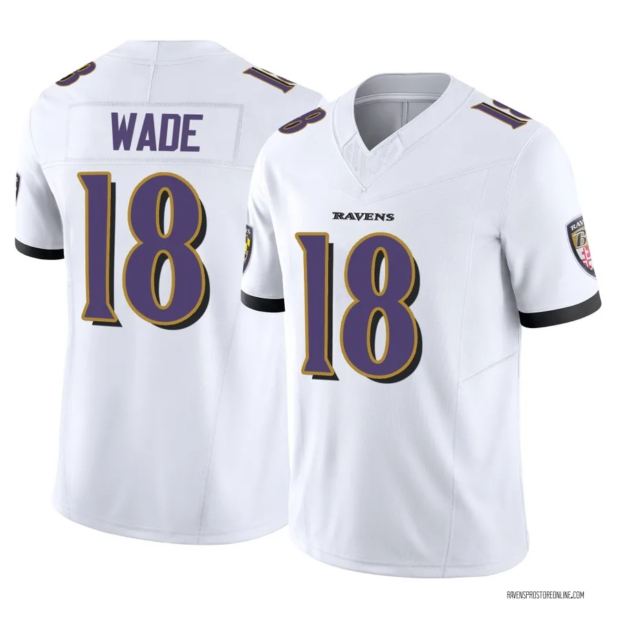 Dayton Wade Baltimore Ravens Youth Limited Vapor F.U.S.E. Nike Jersey - White