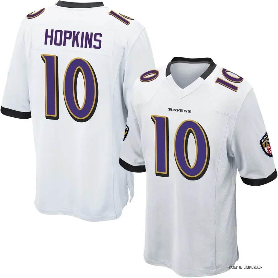DeAndre Hopkins Baltimore Ravens Men's Game Nike Jersey - White