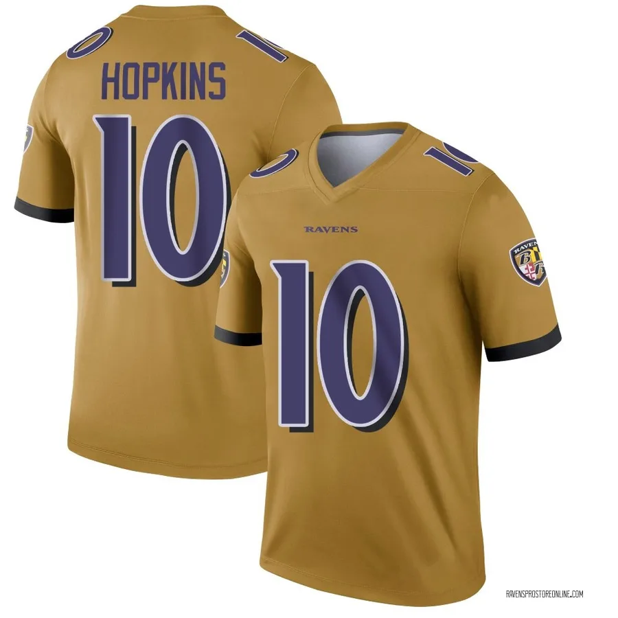 DeAndre Hopkins Baltimore Ravens Youth Legend Inverted Nike Jersey - Gold