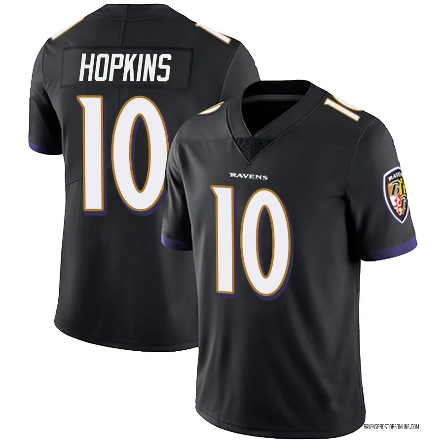 DeAndre Hopkins Baltimore Ravens Youth Limited Alternate Vapor Untouchable Nike Jersey - Black