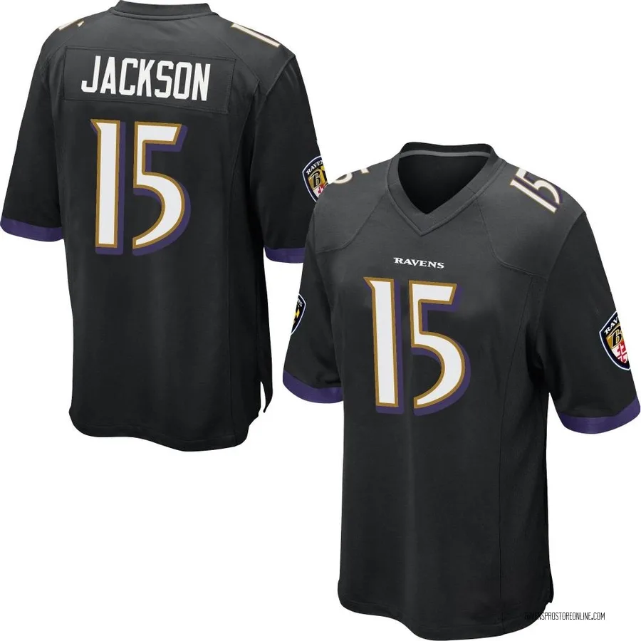 DeSean Jackson Baltimore Ravens Men's Game Nike Jersey - Black