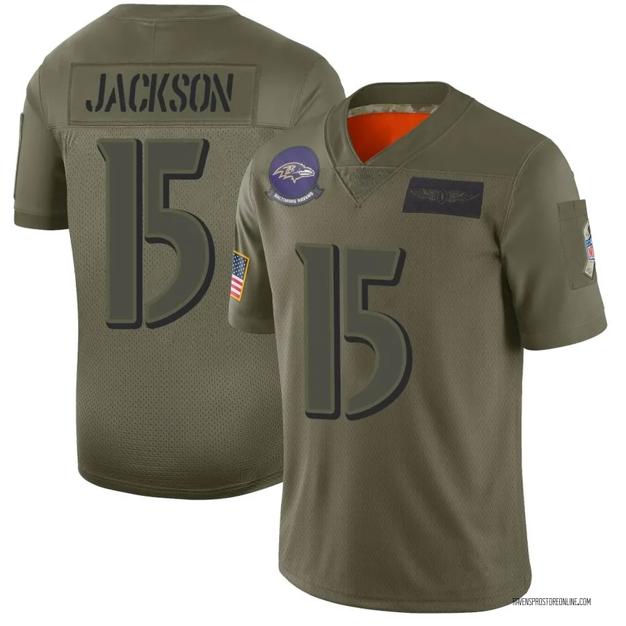 DeSean Jackson Baltimore Ravens Men's Limited 2019 Salute to Service Nike Jersey - Camo