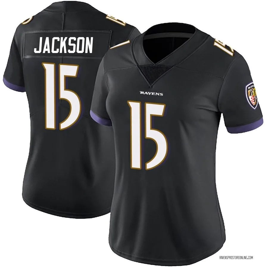 DeSean Jackson Baltimore Ravens Women's Limited Alternate Vapor Untouchable Nike Jersey - Black