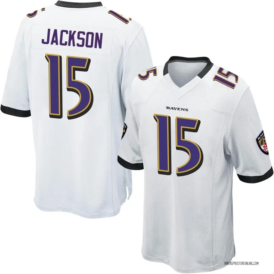 DeSean Jackson Baltimore Ravens Youth Game Nike Jersey - White