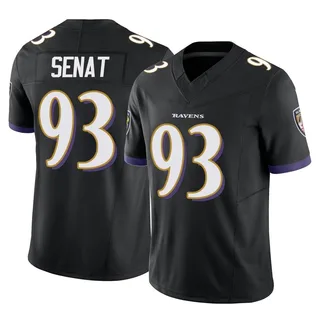 Deadrin Senat Baltimore Ravens Men's Limited Vapor F.U.S.E. Nike Jersey - Black